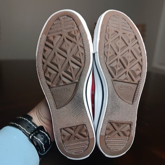 Converse Chuck Taylor All Star Shoreline Slip-On Red Canvas Womens 6 Sneakers - Picture 6 of 10